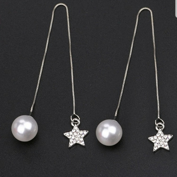 *Tova* Star and Pearl earrings - Picture 4 of 5